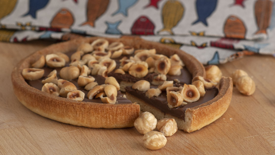 Crostata con crema di nocciole senza glutine LuisAnna gluten free