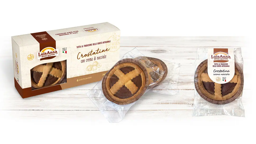 Crostatina Crema di nocciole senza glutine LuisAnna gluten free