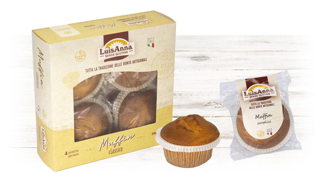 Muffin classico senza glutine LuisAnna gluten free