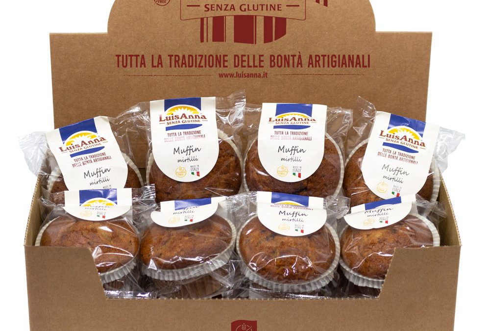 Box Muffin con confettura di Mirtilli