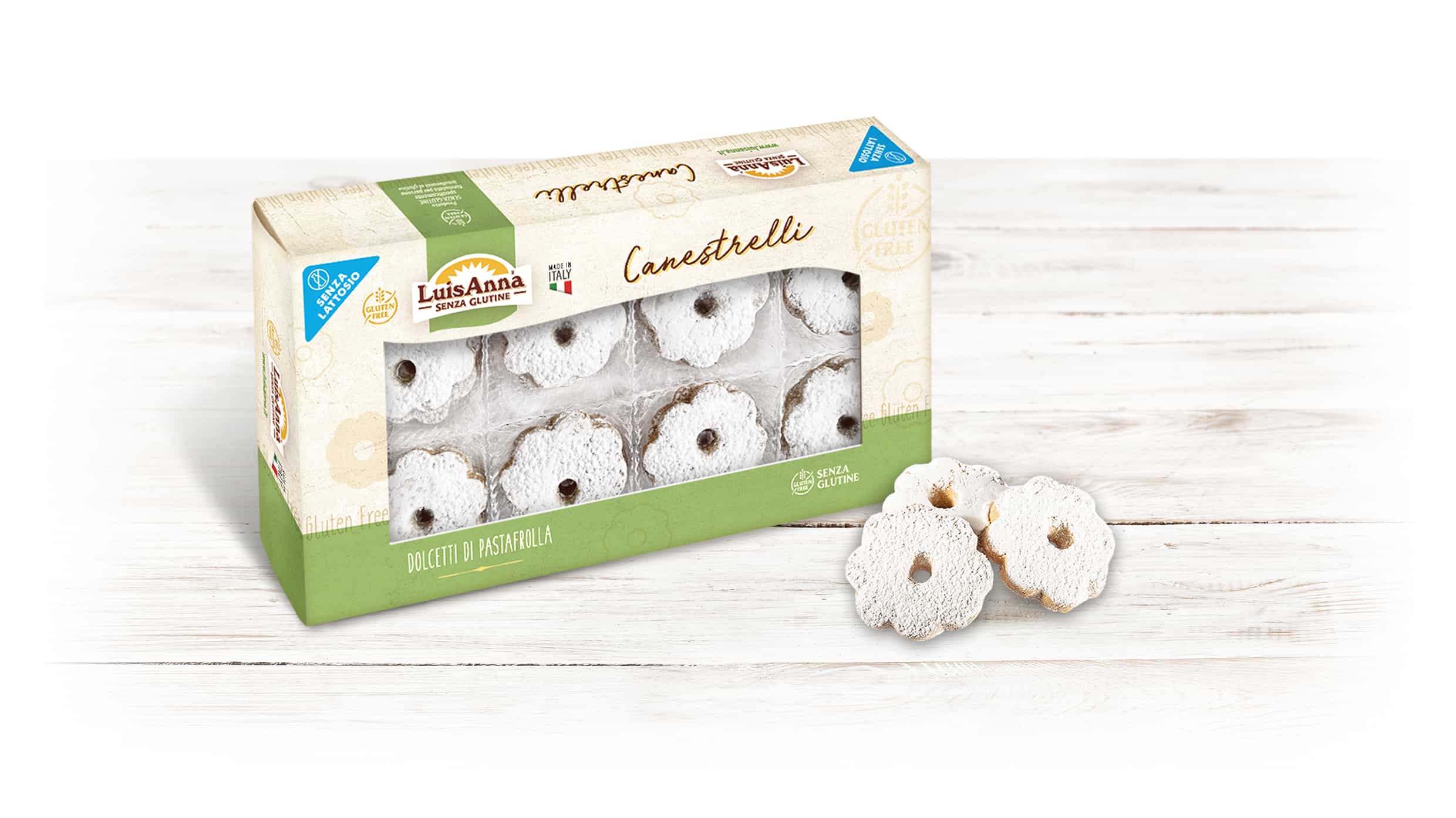 Canestrelli Lsenza glutine e senza lattosio