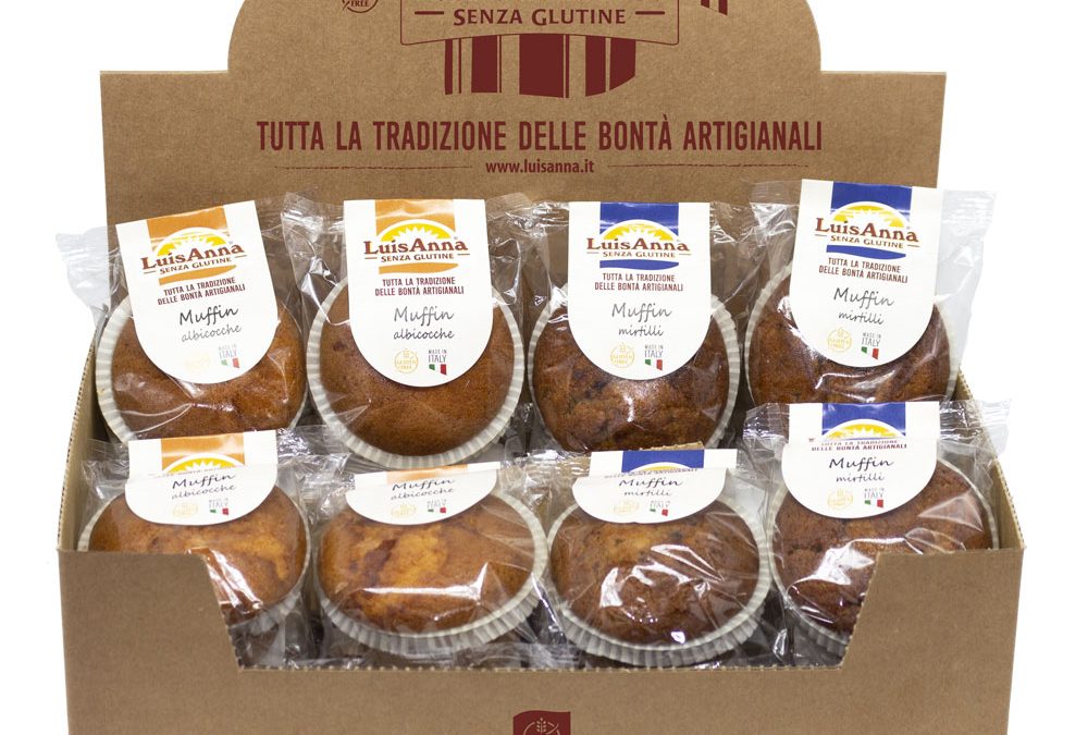 Box Muffin Misto | Albicocca – Mirtilli