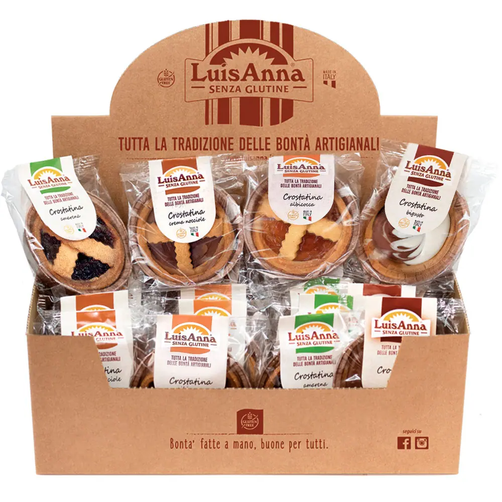 Box monoporzione crostate gusti assortiti