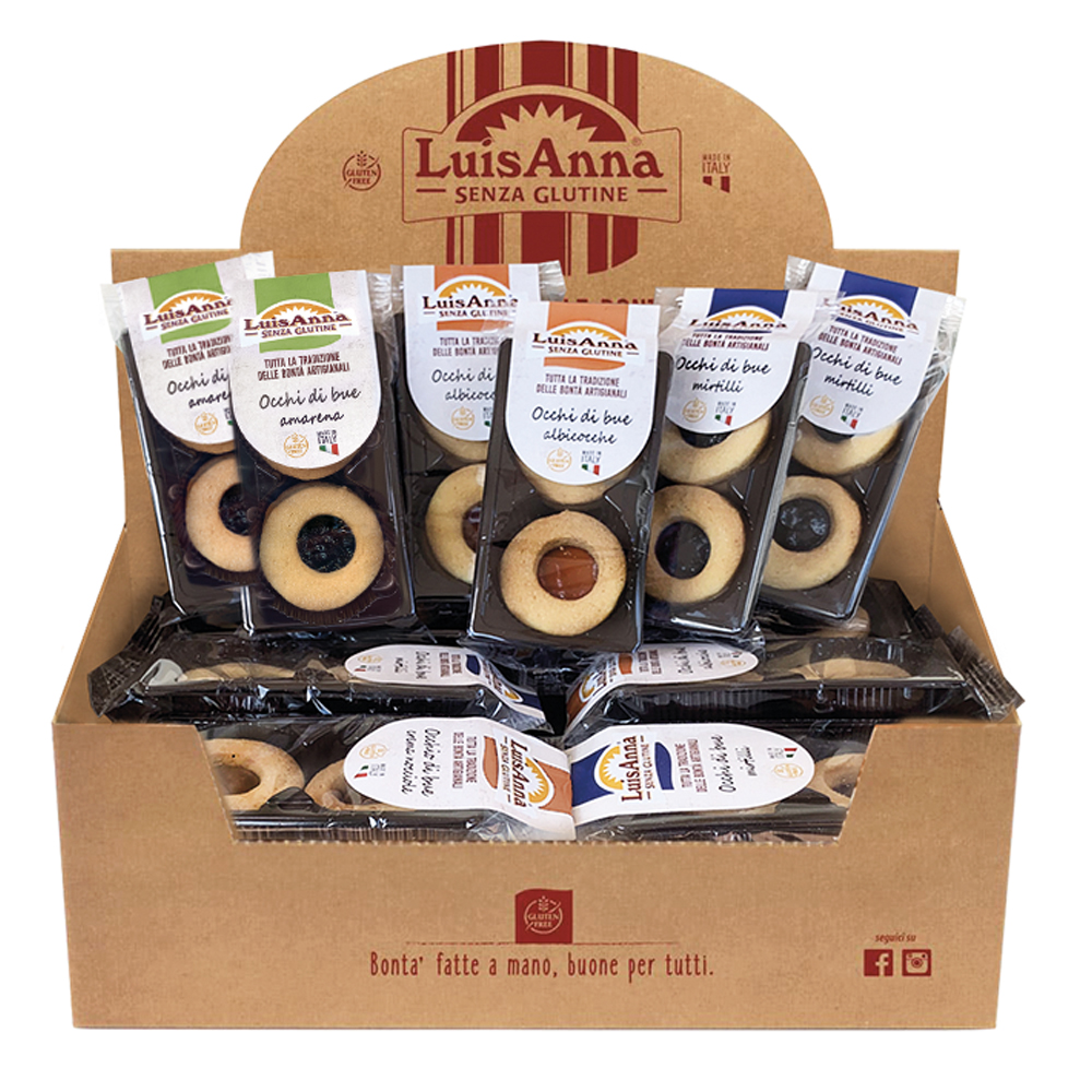Occhio di bue all'amarena - Senza glutine LuisAnna gluten free
