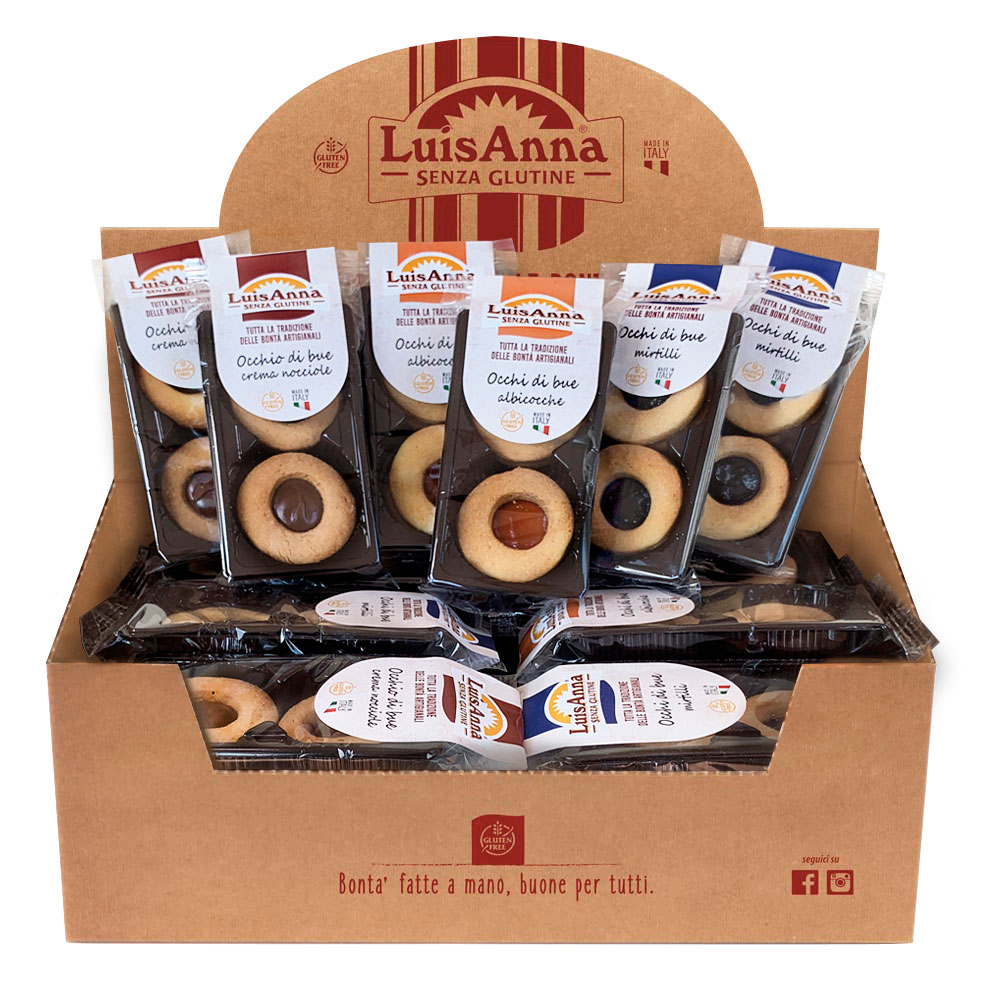 Box monoporzione occhi di bue gusti assortiti