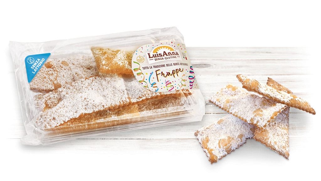 Frappe senza glutine e senza lattosio LuisAnna - Gluten free