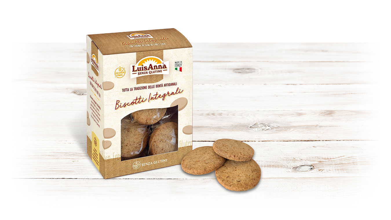 Biscotti integrali senza glutine LuisAnna