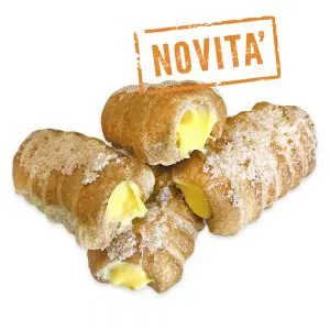 Cannoncini farciti crema