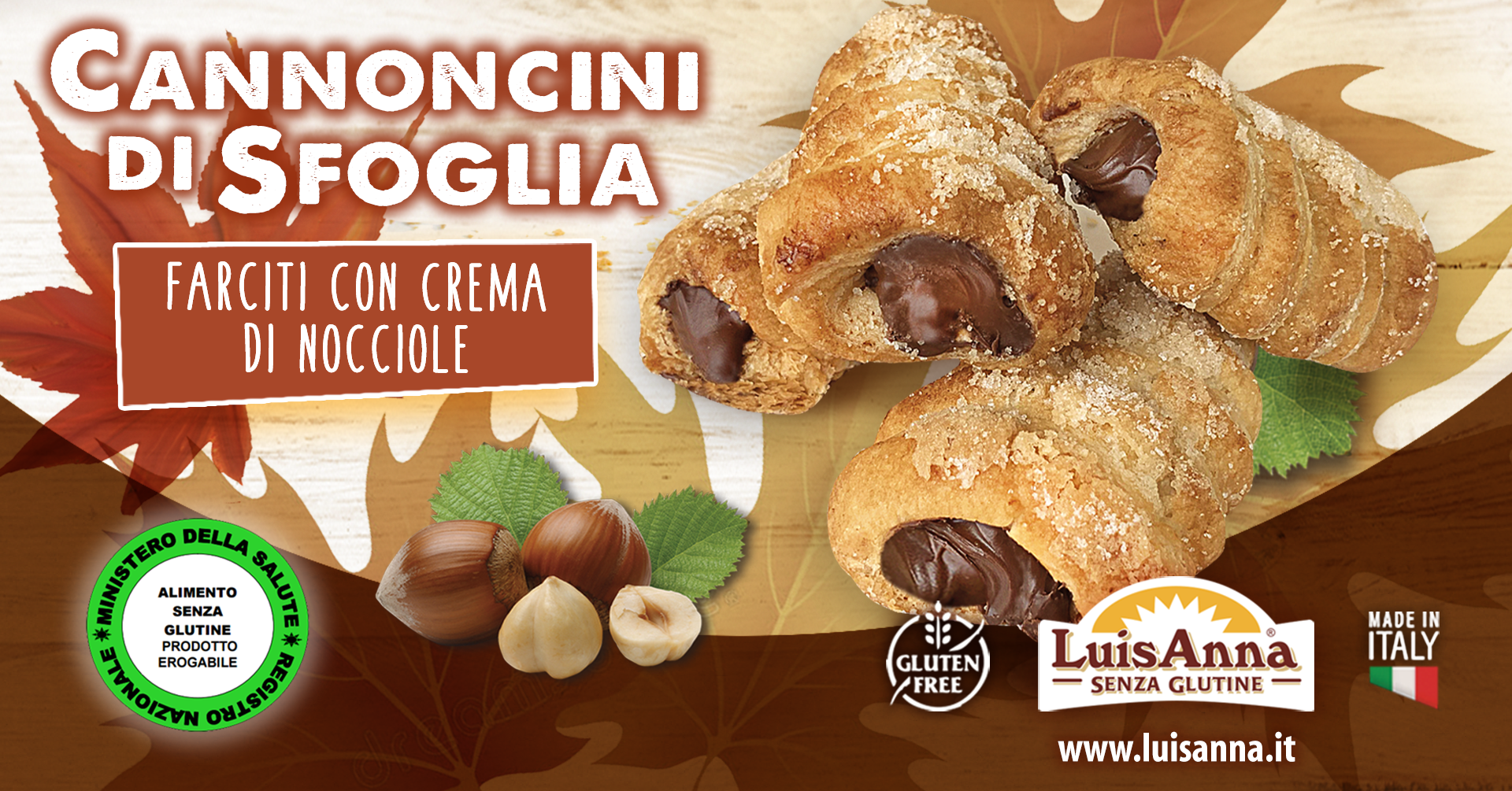 Cannoncini senza glutine LuisAnna