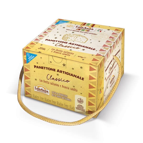 Panettone senza glutine e senza lattosio artigianale Classico