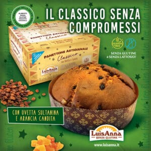 Panettone senza glutine e senza lattosio artigianale Classico