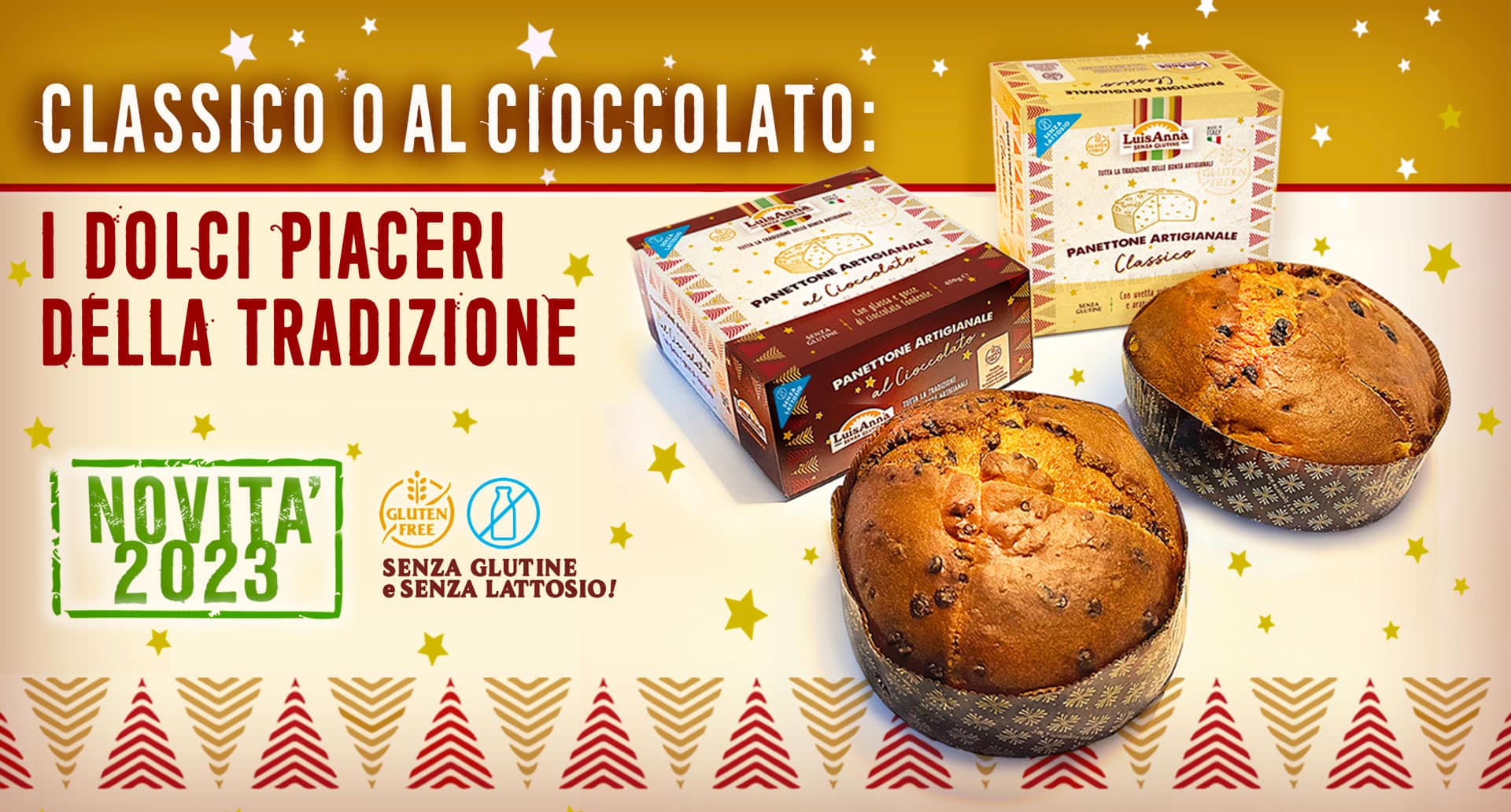 Panettone senza glutine e senza lattosio artigianale LuisAnna
