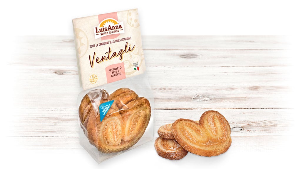 Ventagli senza glutine e senza lattosio LuisAnna gluten free