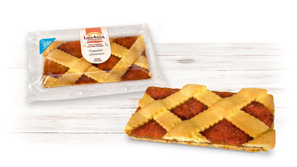 Trancio di crostata senza glutine e senza lattosio LuisAnna